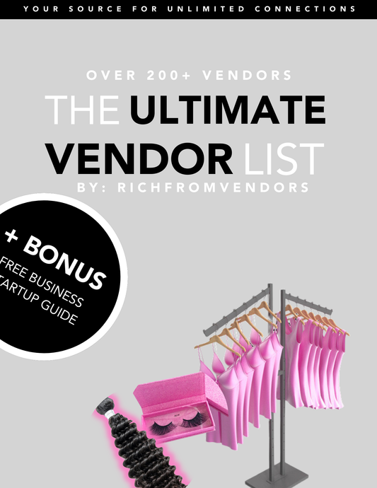 Ultimate vendor list